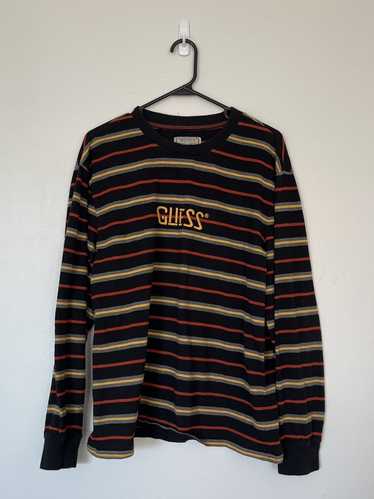 Guess Guess stripped orange and yellow Long sleeve