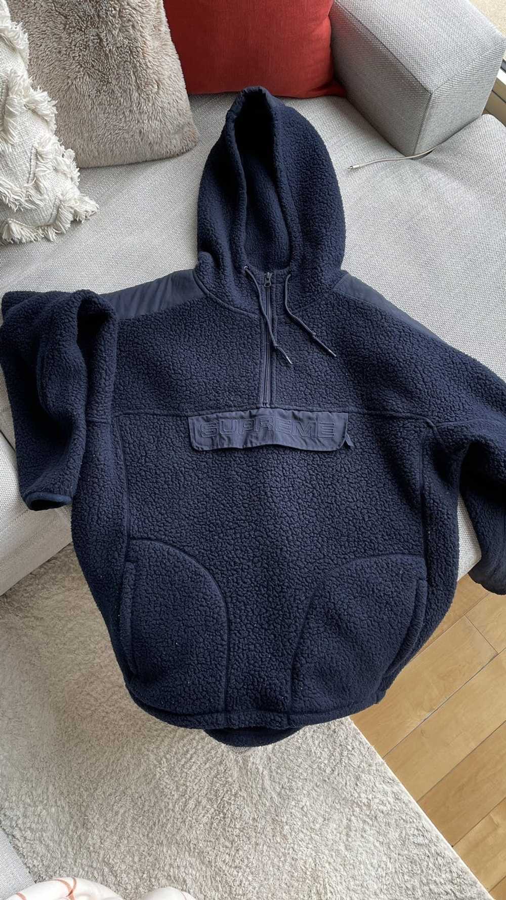 Supreme half zip online pullover