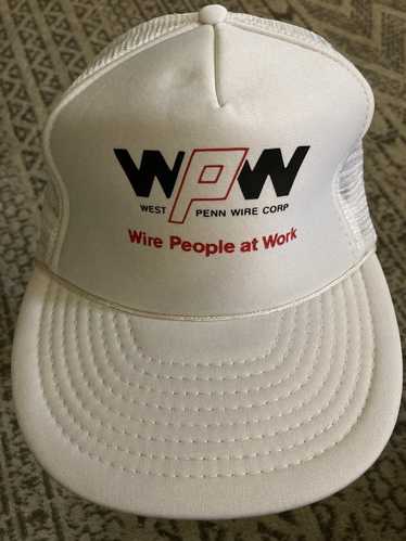 Snap Back × Trucker Hat × Vintage WPW west penn w… - image 1