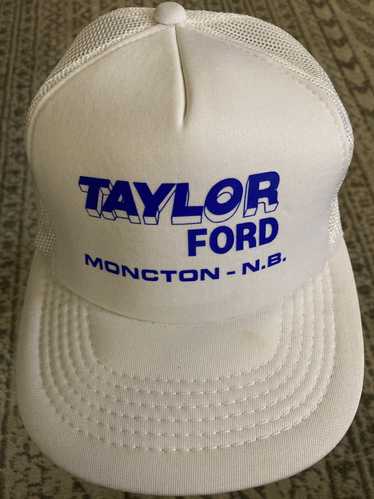 Snap Back × Trucker Hat × Vintage Taylor Ford Monc