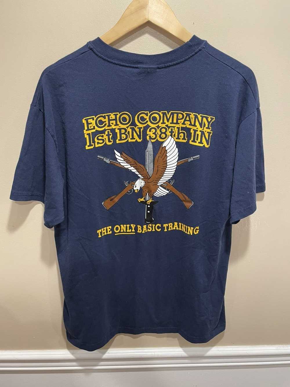 Hanes Vintage marines tee blue large hanes - image 1