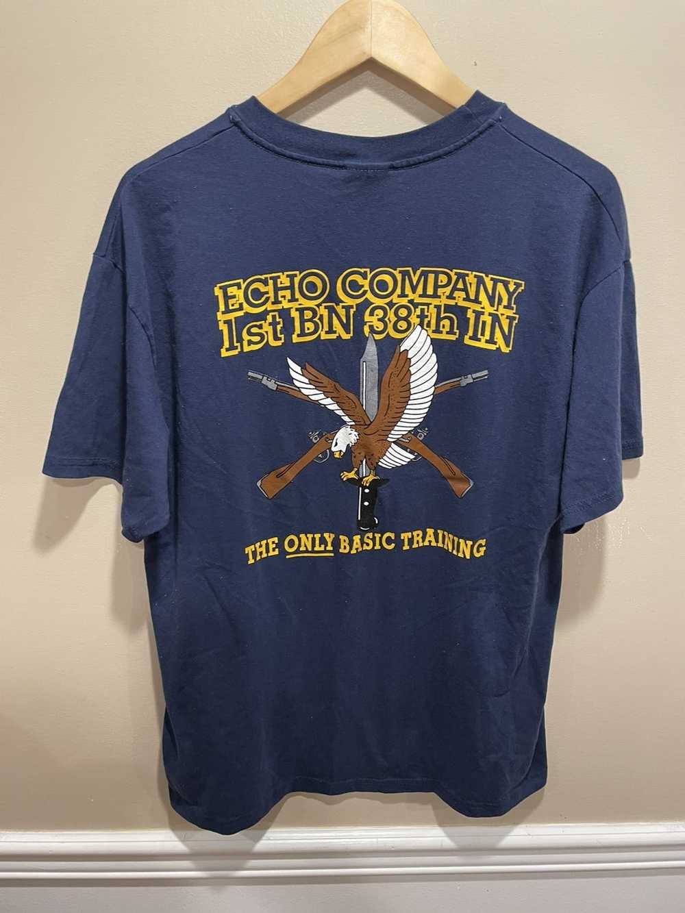 Hanes Vintage marines tee blue large hanes - image 2