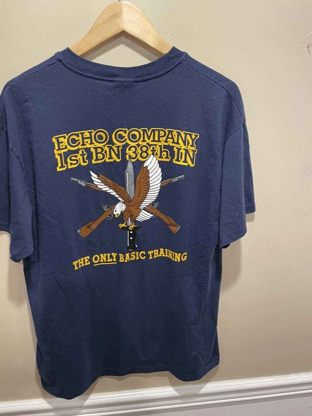 Hanes Vintage marines tee blue large hanes - image 3