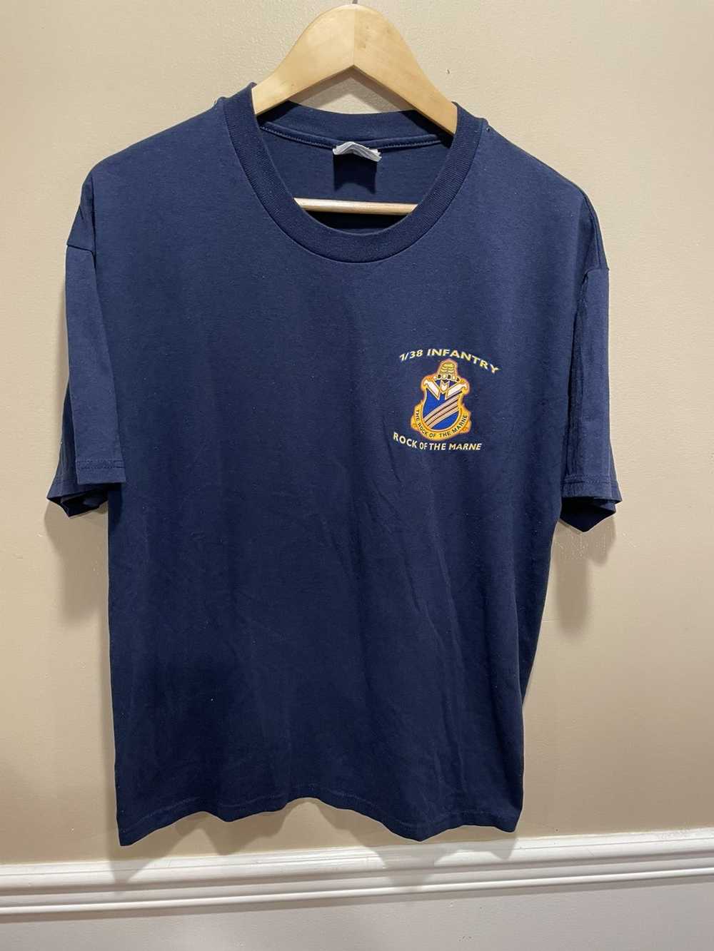 Hanes Vintage marines tee blue large hanes - image 5