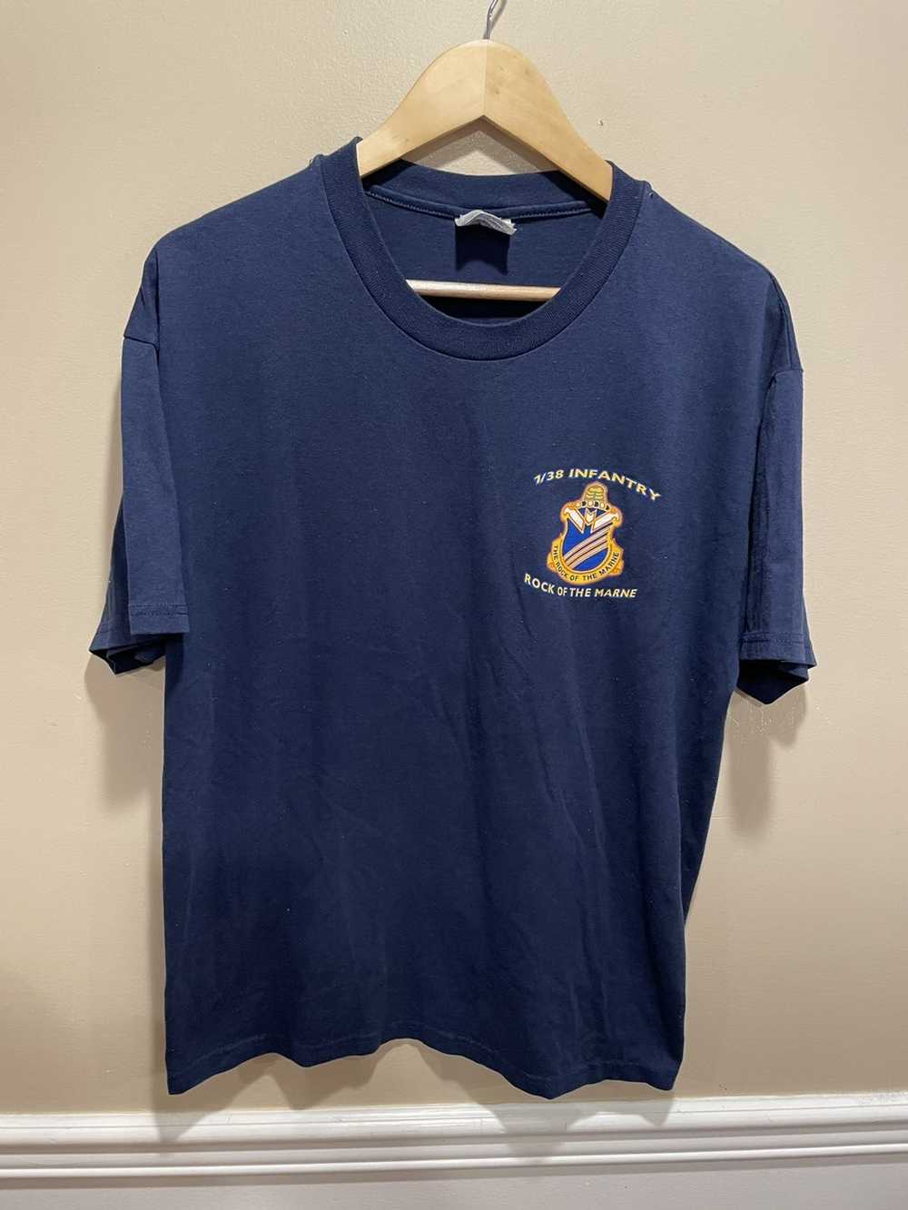 Hanes Vintage marines tee blue large hanes - image 6