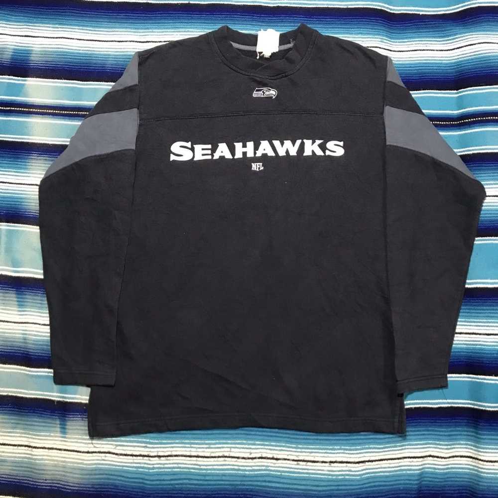 NFL Nfl Sea hawks embroidery sweashirt - image 1