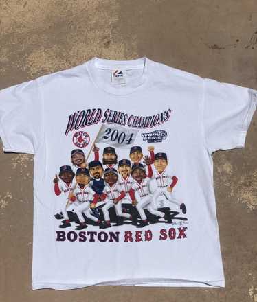 BOSTON RED SOX WORLD SERIES CHAMPIONS 2004 MLB BASEBALL TSHIRT LARGE BNWT –  The Felt Fanatic