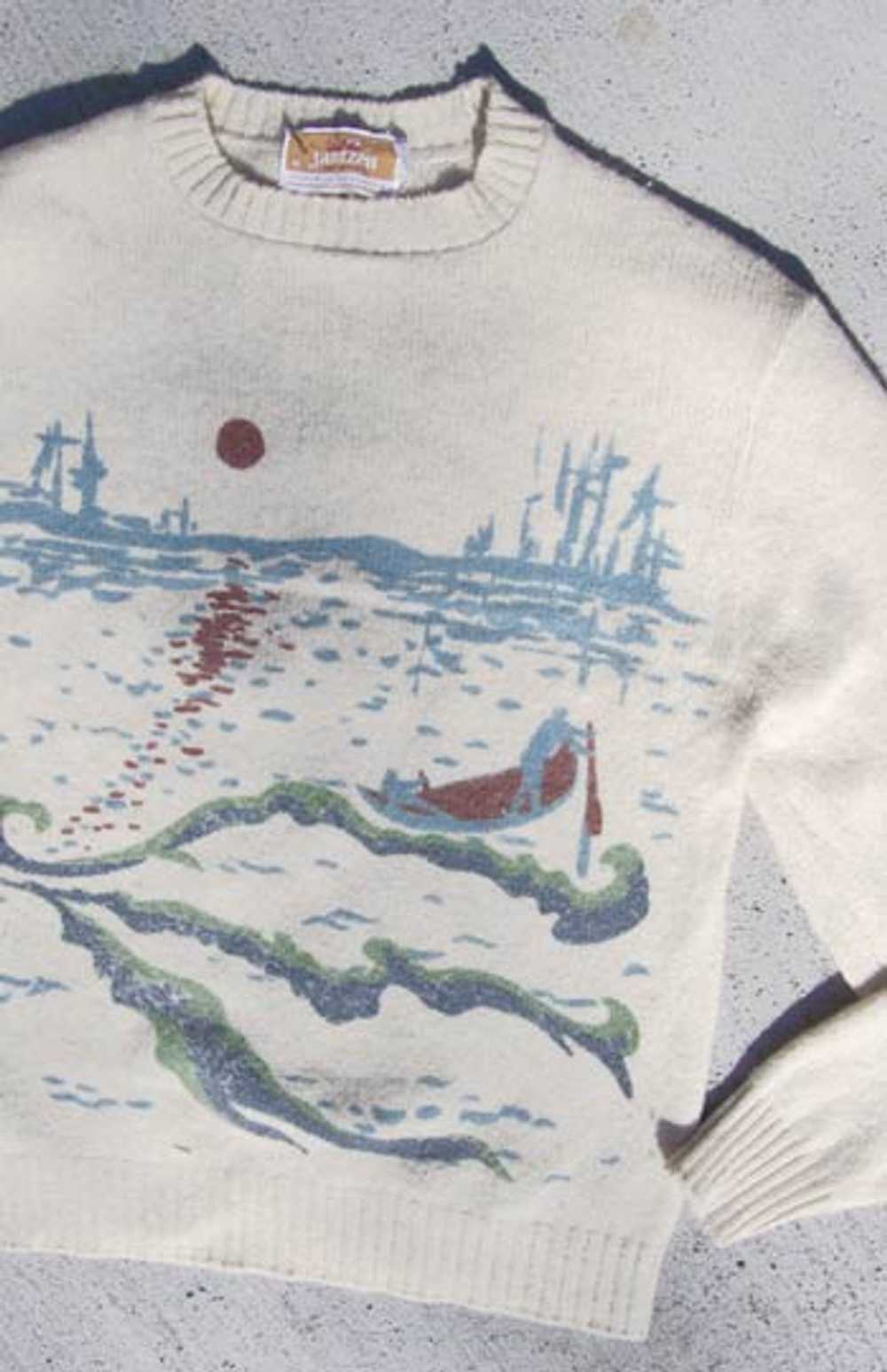 Jantzen nautical motif sweater - image 3