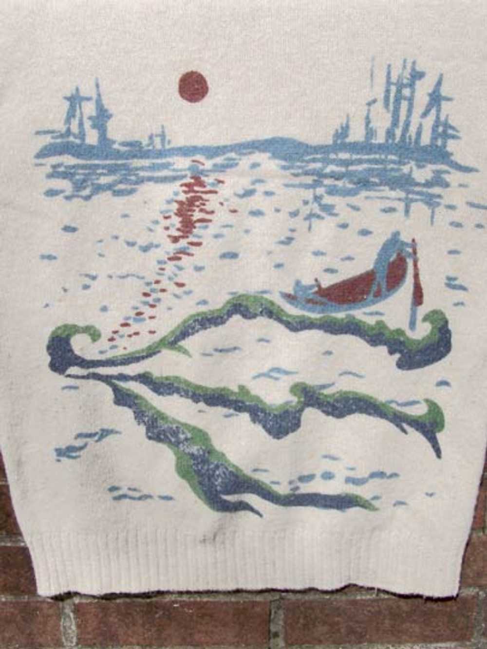 Jantzen nautical motif sweater - image 5