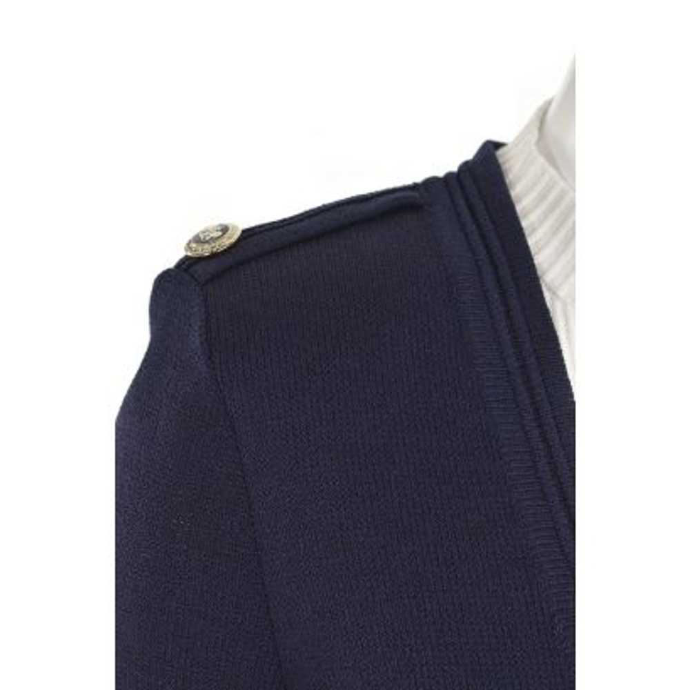 St. John Basics Navy Santana Knit Open Front Card… - image 3