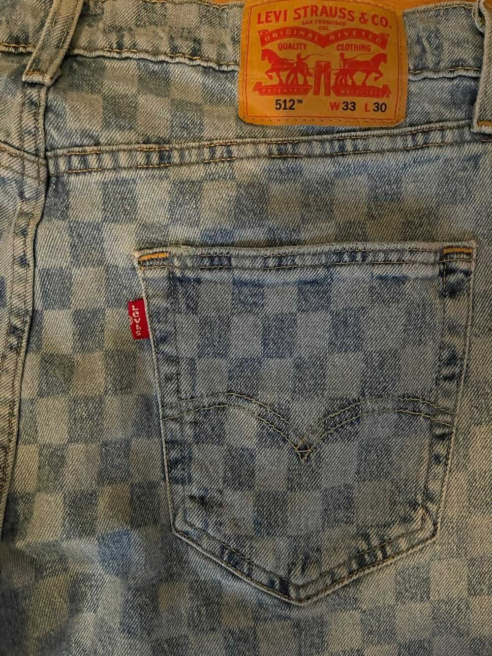 Levi's × Vintage Levis 512 checkered denim - image 3