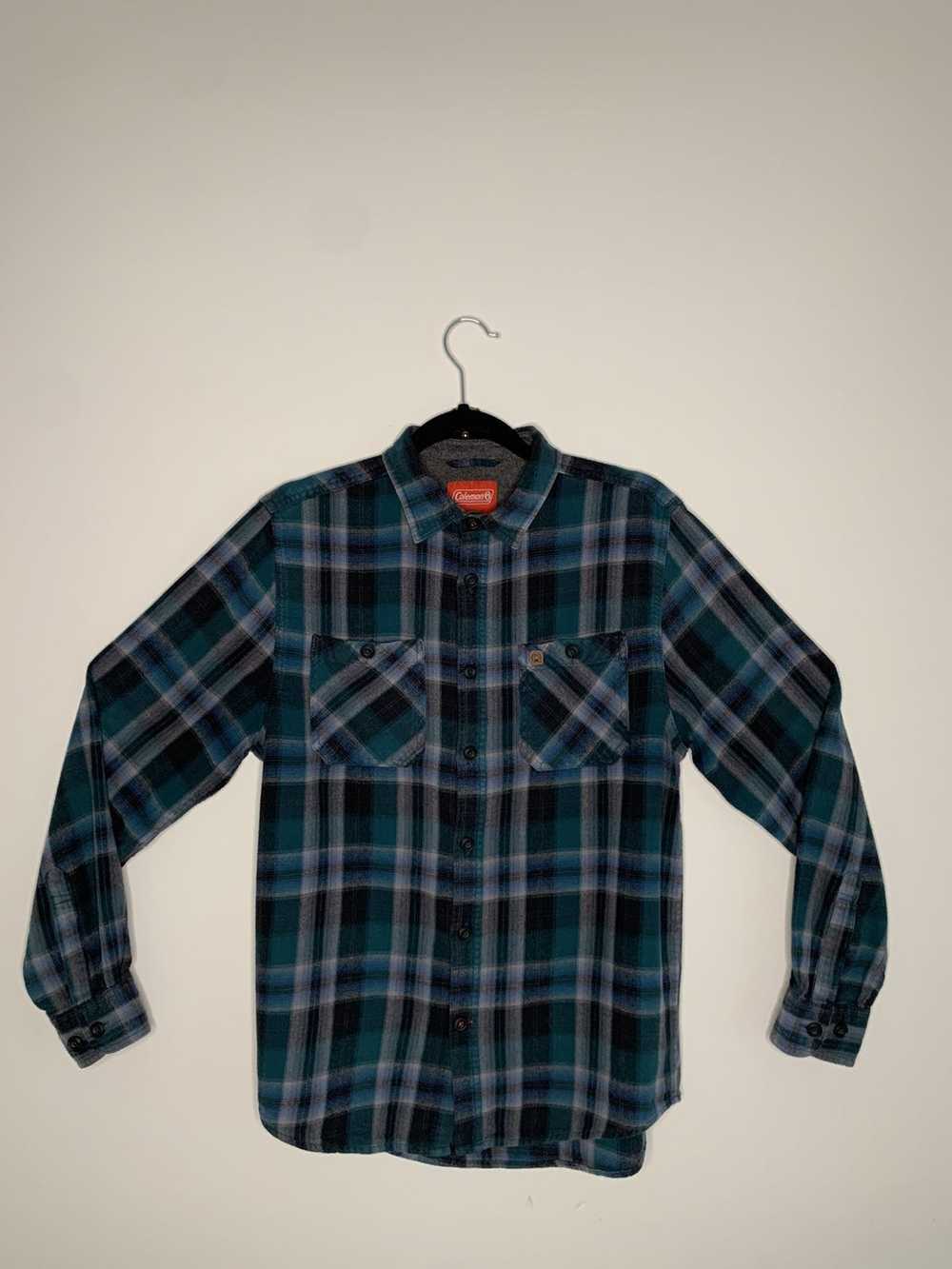 Coleman Blue Plaid Flannel - image 2