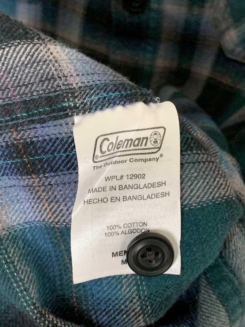 Coleman Blue Plaid Flannel - image 5