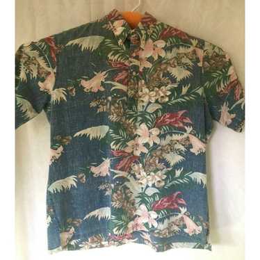 Reyn Spooner Chicago Cubs MLB Button Up Hawaiian Shirt XXL Short Sleeve  Woven