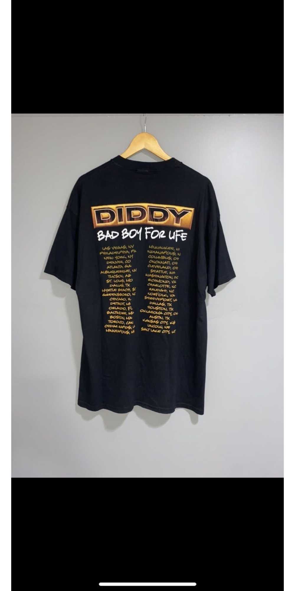 Rap Tees × Vintage Vintage P Diddy Puff Daddy Bad… - image 2