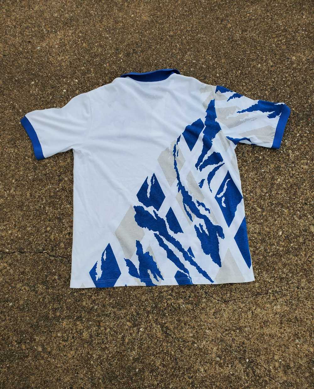 Vintage 90s Diamond Splash Polo - image 2