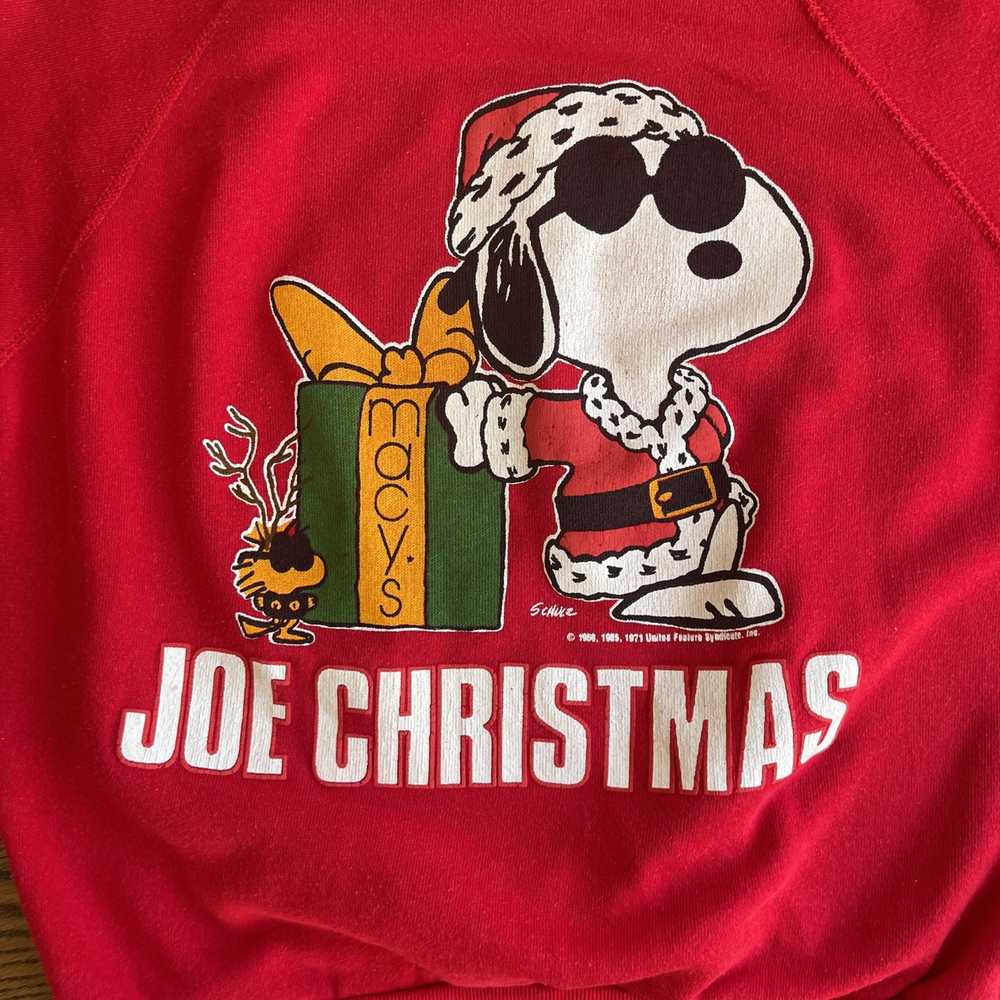 Artek × Peanuts Vintage 1971 Joe Christmas Sweats… - image 3