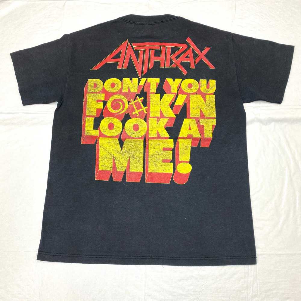 1980s Anthrax Don’t you f*cking look at me! t-shi… - image 2