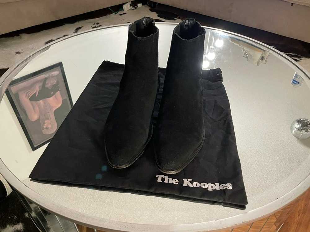The Kooples THE KOOPLES Black Suede Chelsea Boots - image 4
