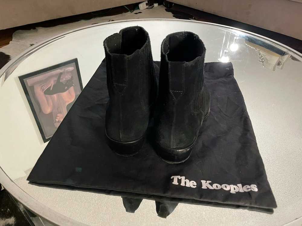 The Kooples THE KOOPLES Black Suede Chelsea Boots - image 5