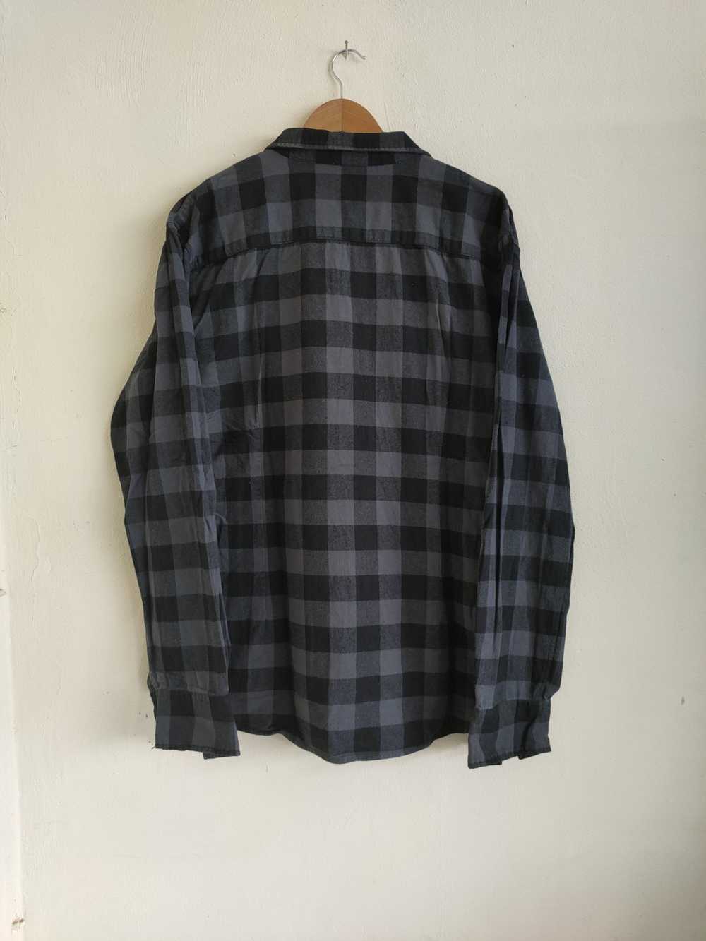 Flannel × Streetwear Vintage Flannel Shirt Travis… - image 3