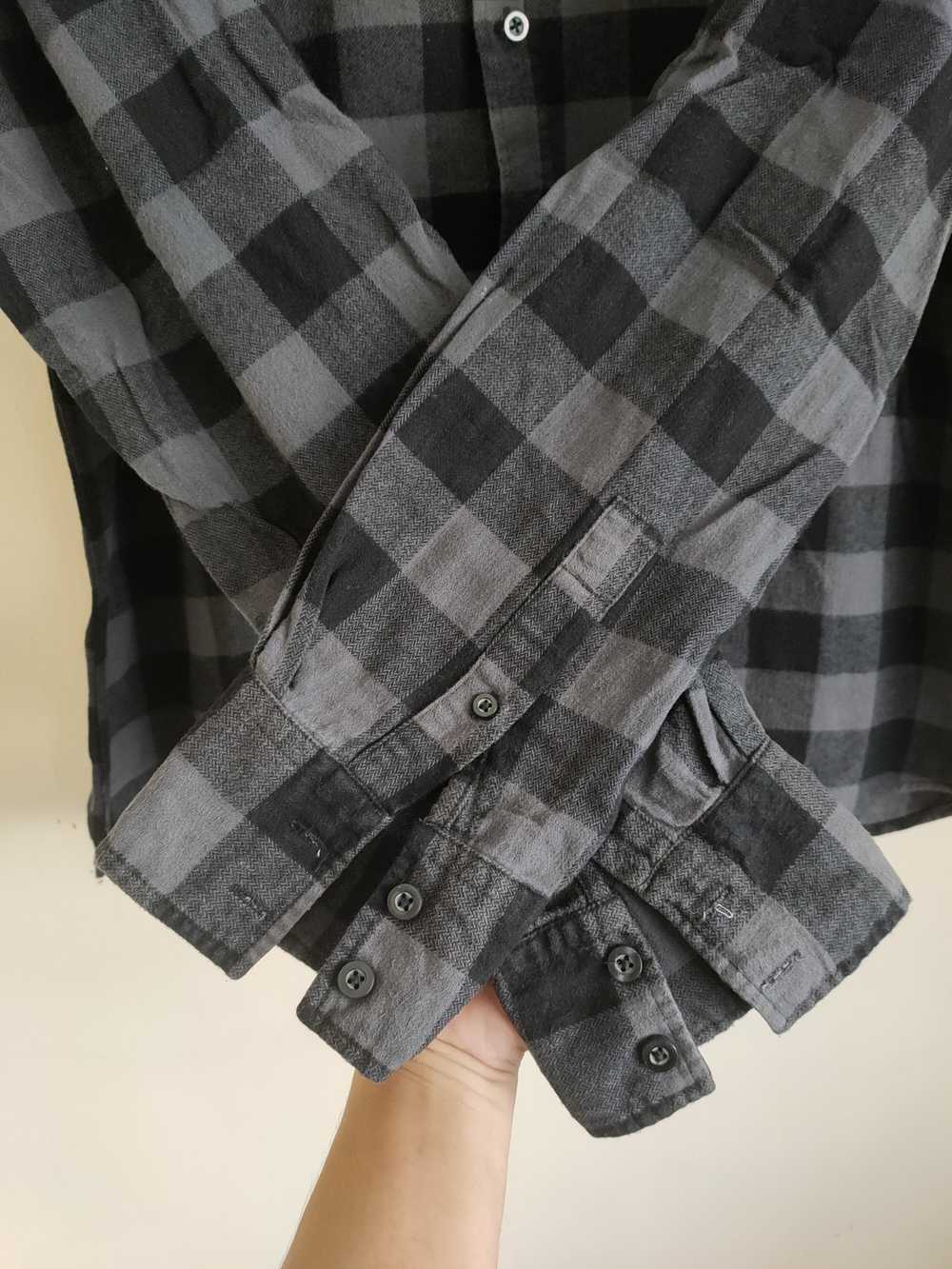 Flannel × Streetwear Vintage Flannel Shirt Travis… - image 5
