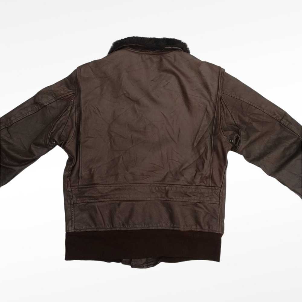 Leather Jacket × Military × Vintage 1971 BRILL BR… - image 3