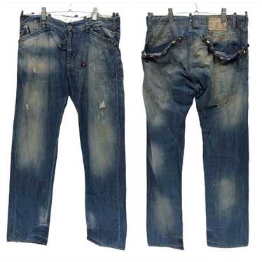 Italian Designers Bray Steve Alan Distressed Made… - image 1