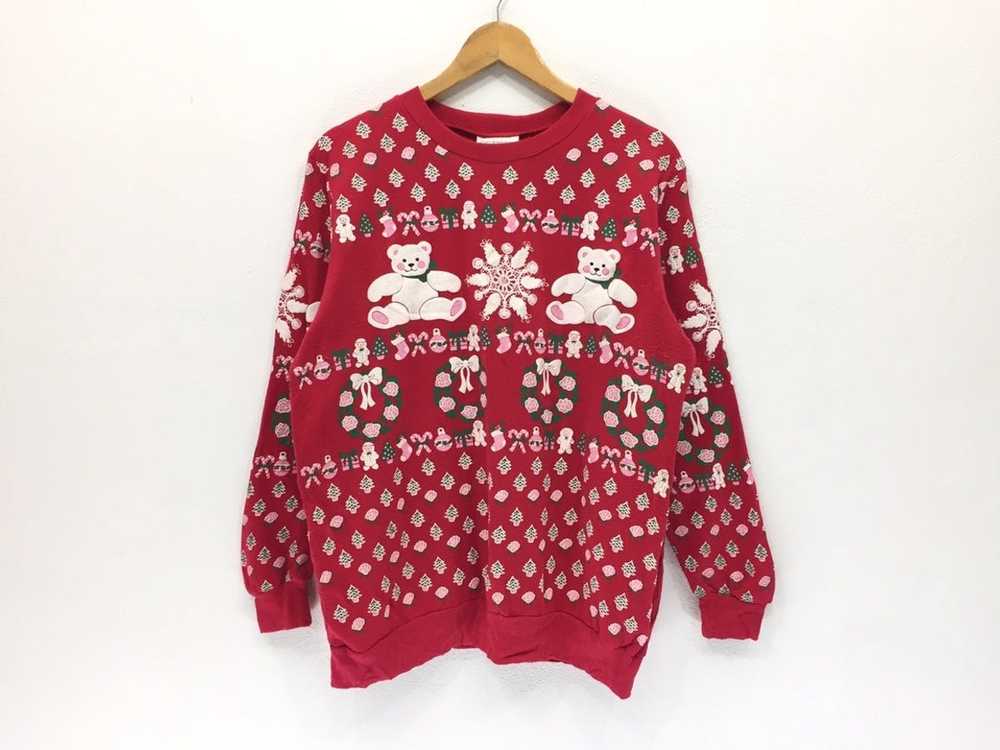 Other × Vintage Vintage Merry Christmas Bear Full… - image 1