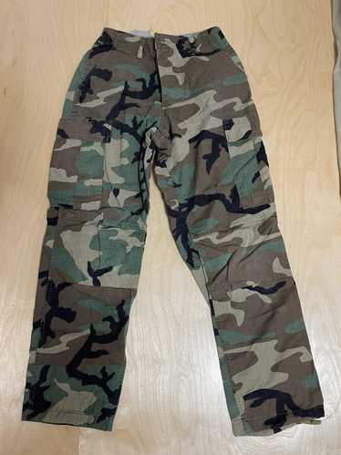 Military × Vintage Camouflage Cargo Pants Military