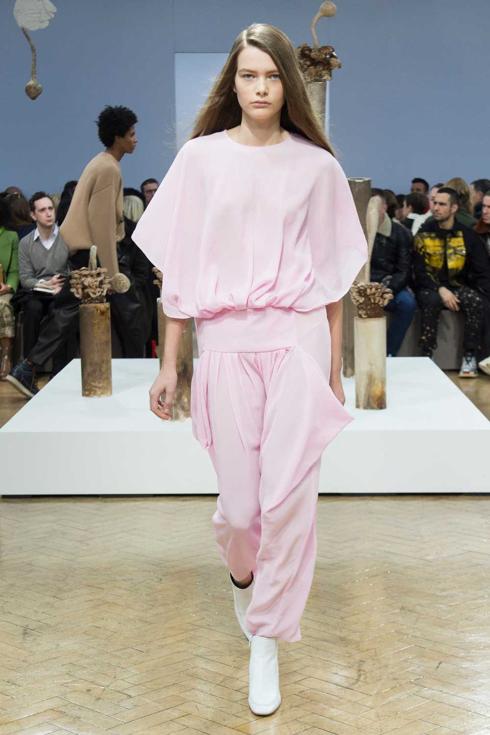 JW Anderson blush pink sheer silk fulllength gown - image 3