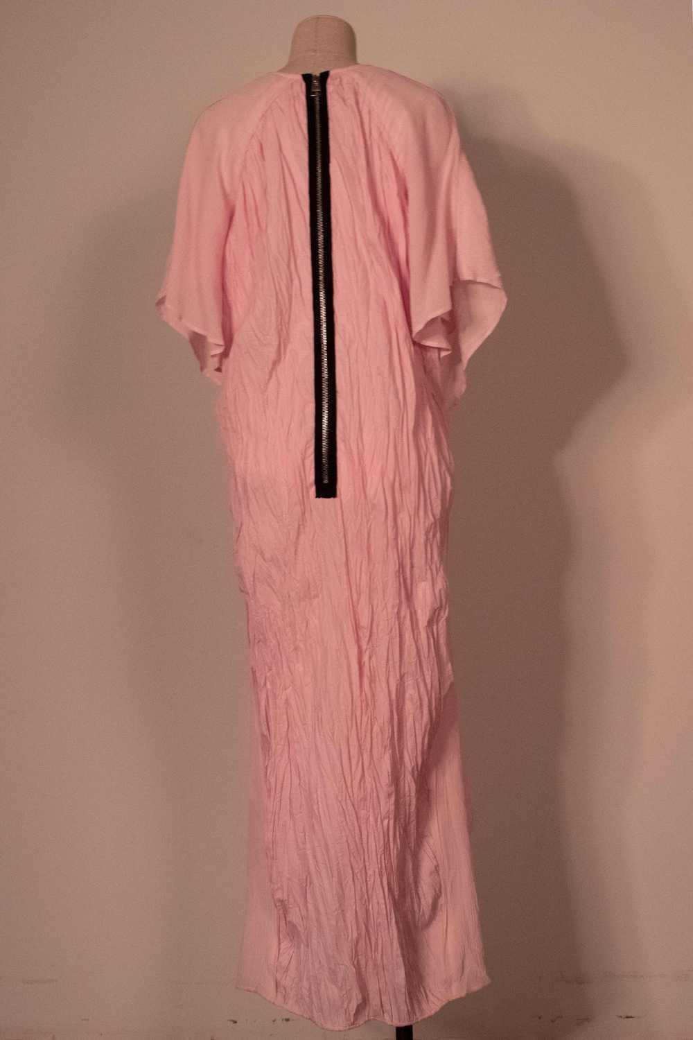 JW Anderson blush pink sheer silk fulllength gown - image 4