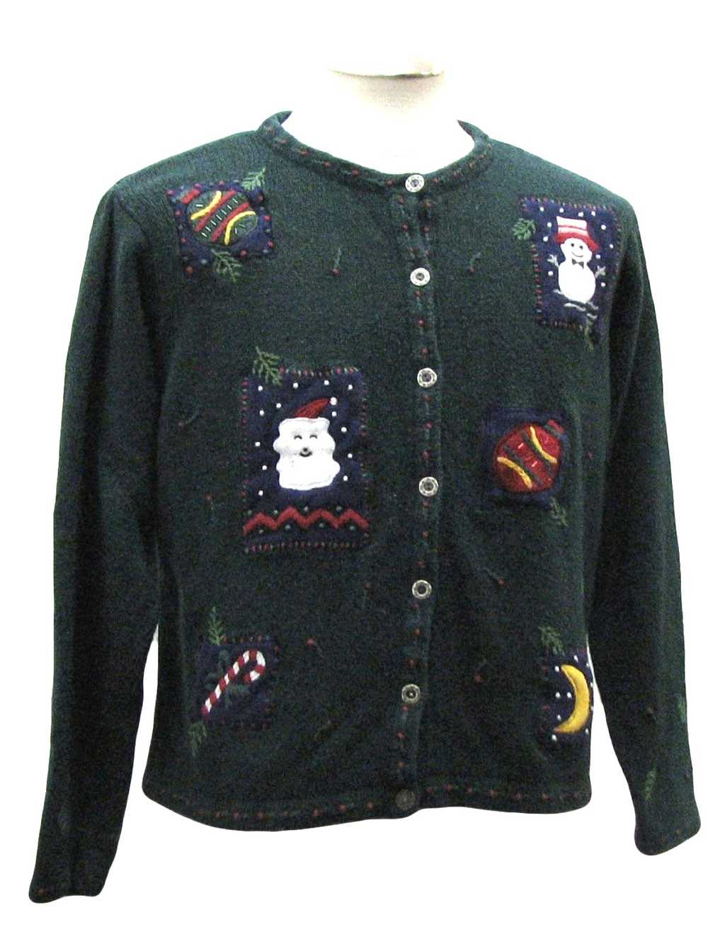 Holiday Lodge Womens Ugly Christmas Sweater - image 1