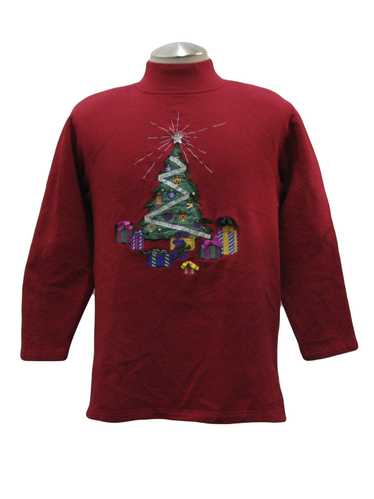 Karen Scott Unisex Ugly Christmas Sweatshirt - image 1