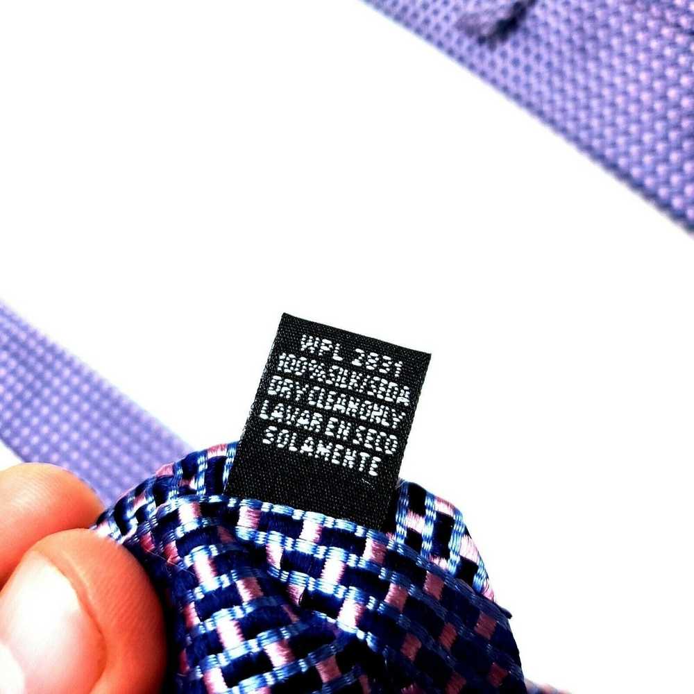 Stafford Stafford Executive Silk Tie Woven Blue P… - image 4