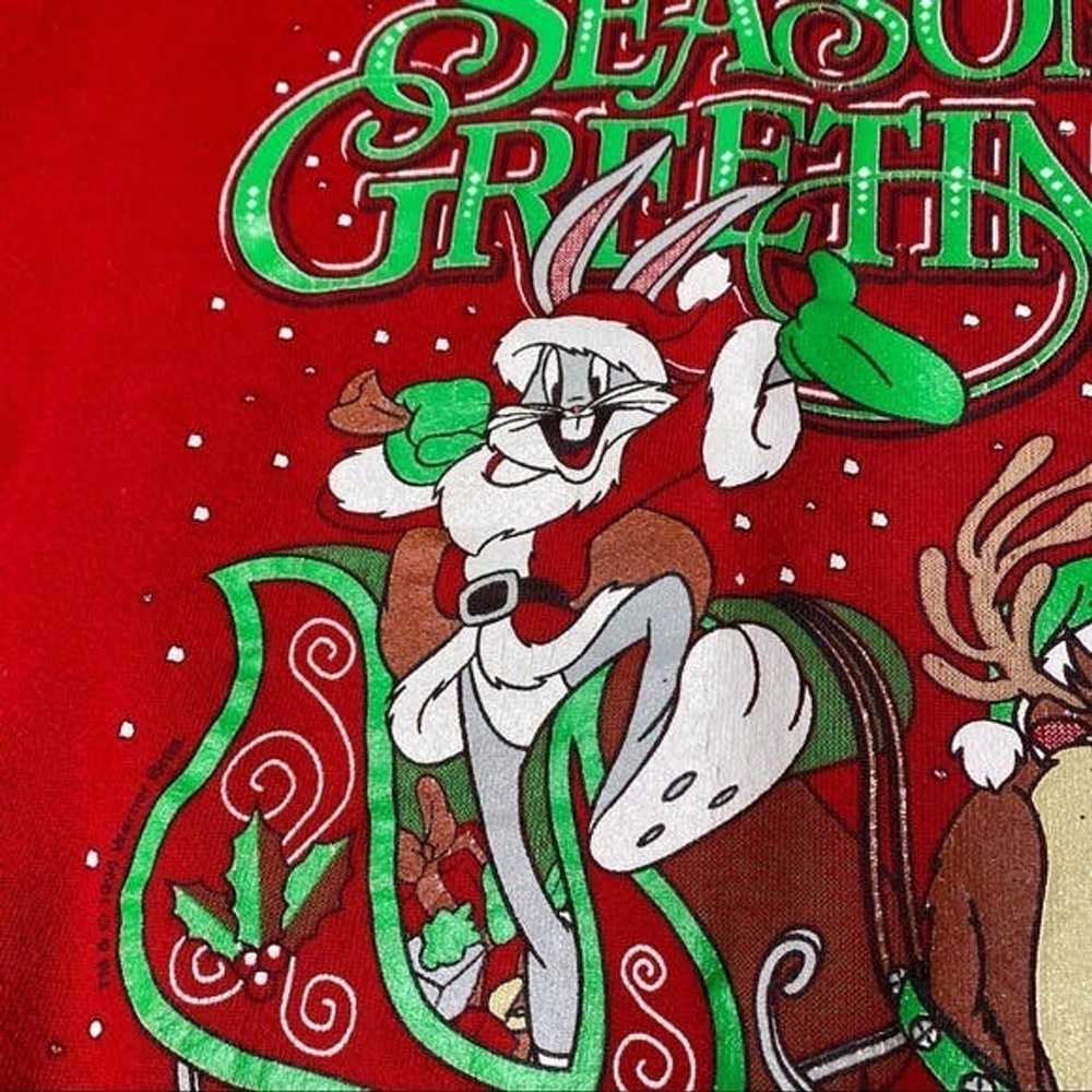 Vintage Vintage looney toons seasons greetings sw… - image 3