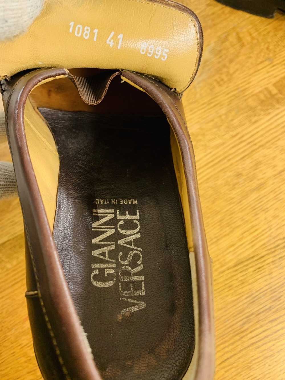 Versace Gianni Versace Men’s Vintage Loafers Slip… - image 8