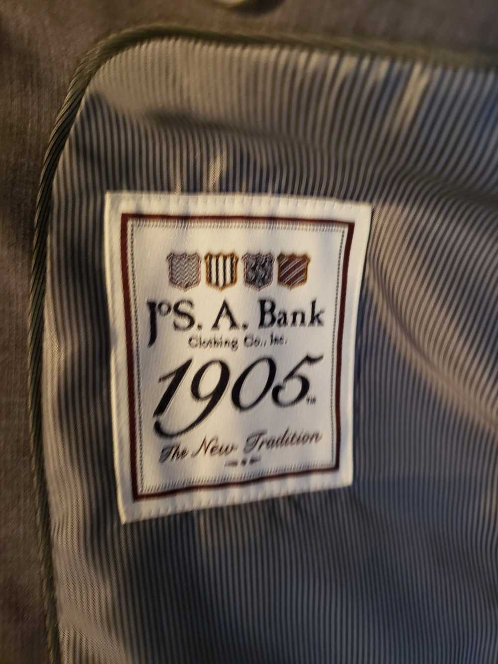 Jos. A. Bank Joseph A Bank 1905 Grey 3pc Suit - image 3