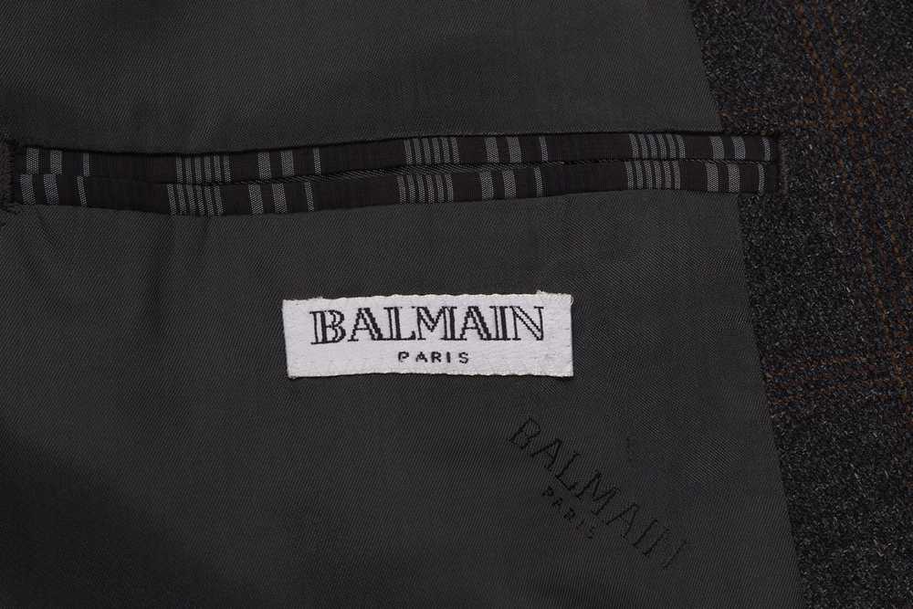 Balmain BALMAIN Plaid Sport Coat Blazer Jacket 42… - image 6