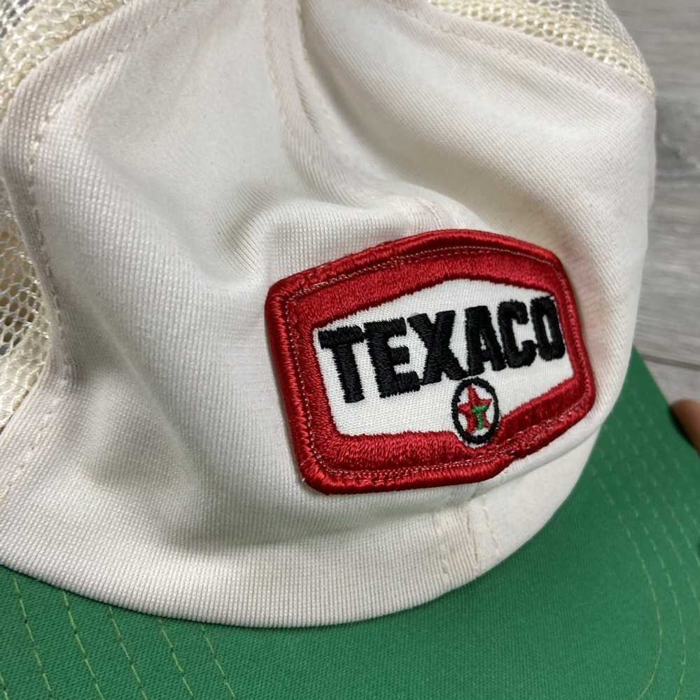 Hat × Trucker Hat × Vintage Vintage Texaco patch … - image 10