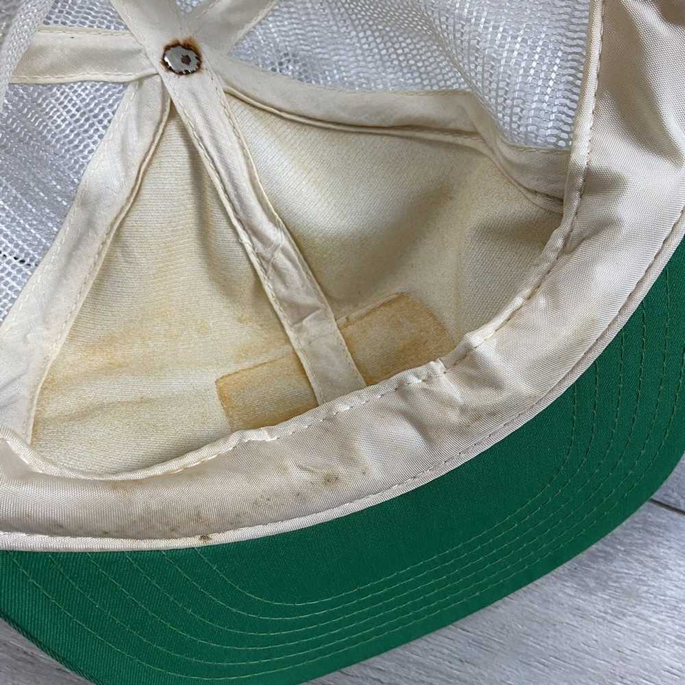 Hat × Trucker Hat × Vintage Vintage Texaco patch … - image 4