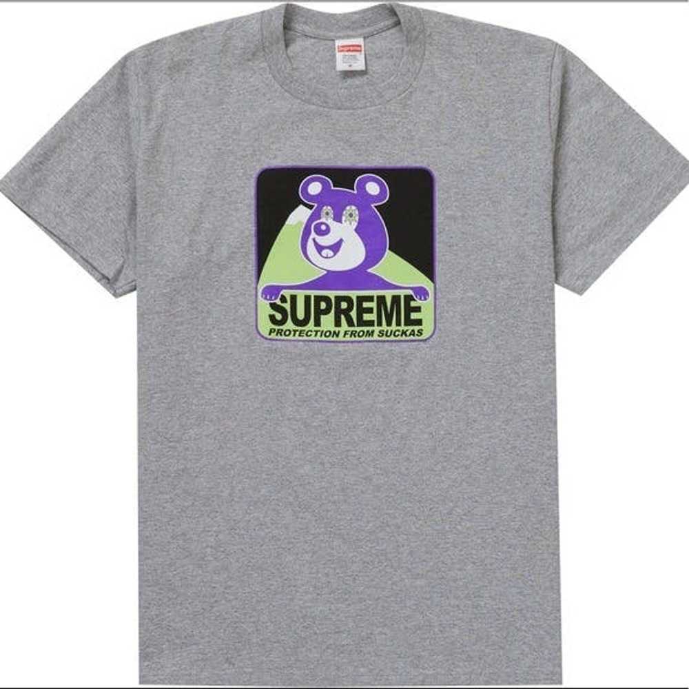 Supreme Supreme Bear Tee Heather Gray - image 2