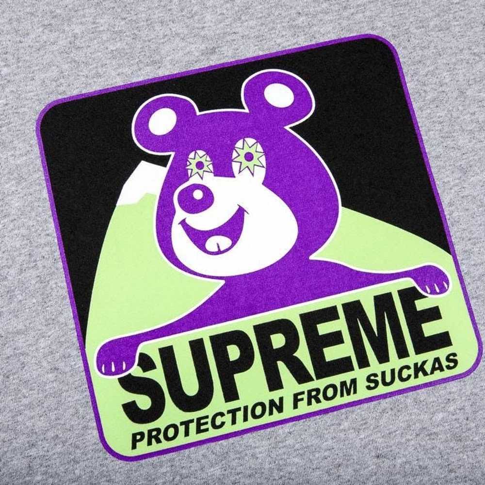 Supreme Supreme Bear Tee Heather Gray - image 3