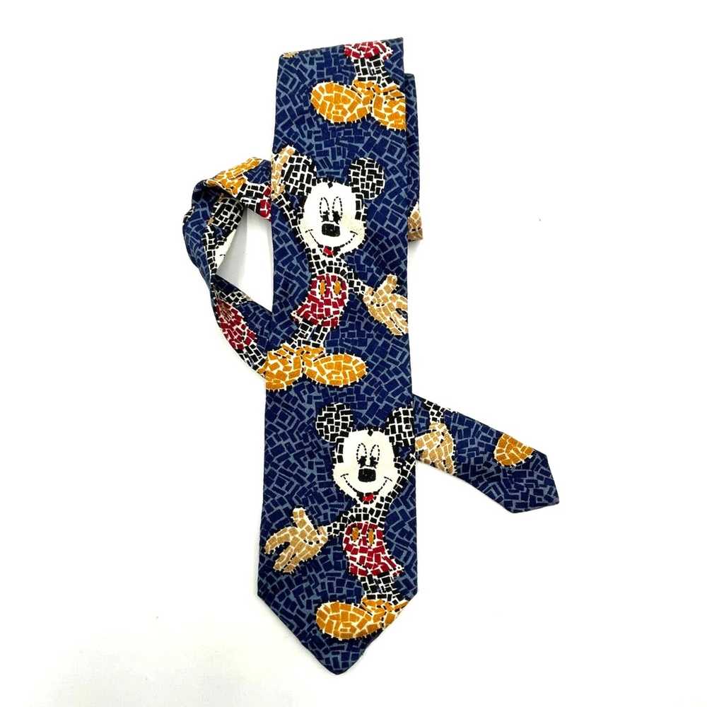 Disney × Vintage Disney Tie Rack Mickey & Co. Sil… - image 7