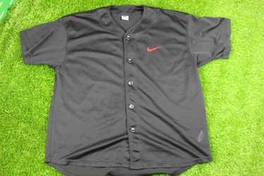 Vintage Rare Nike Air Michael Jordan Baseball Button up Jersey