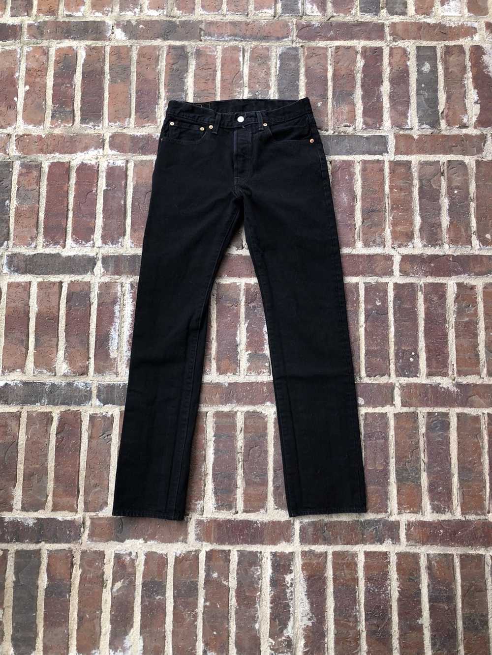 Levi's 501 Black denim jeans 31x34 - image 1