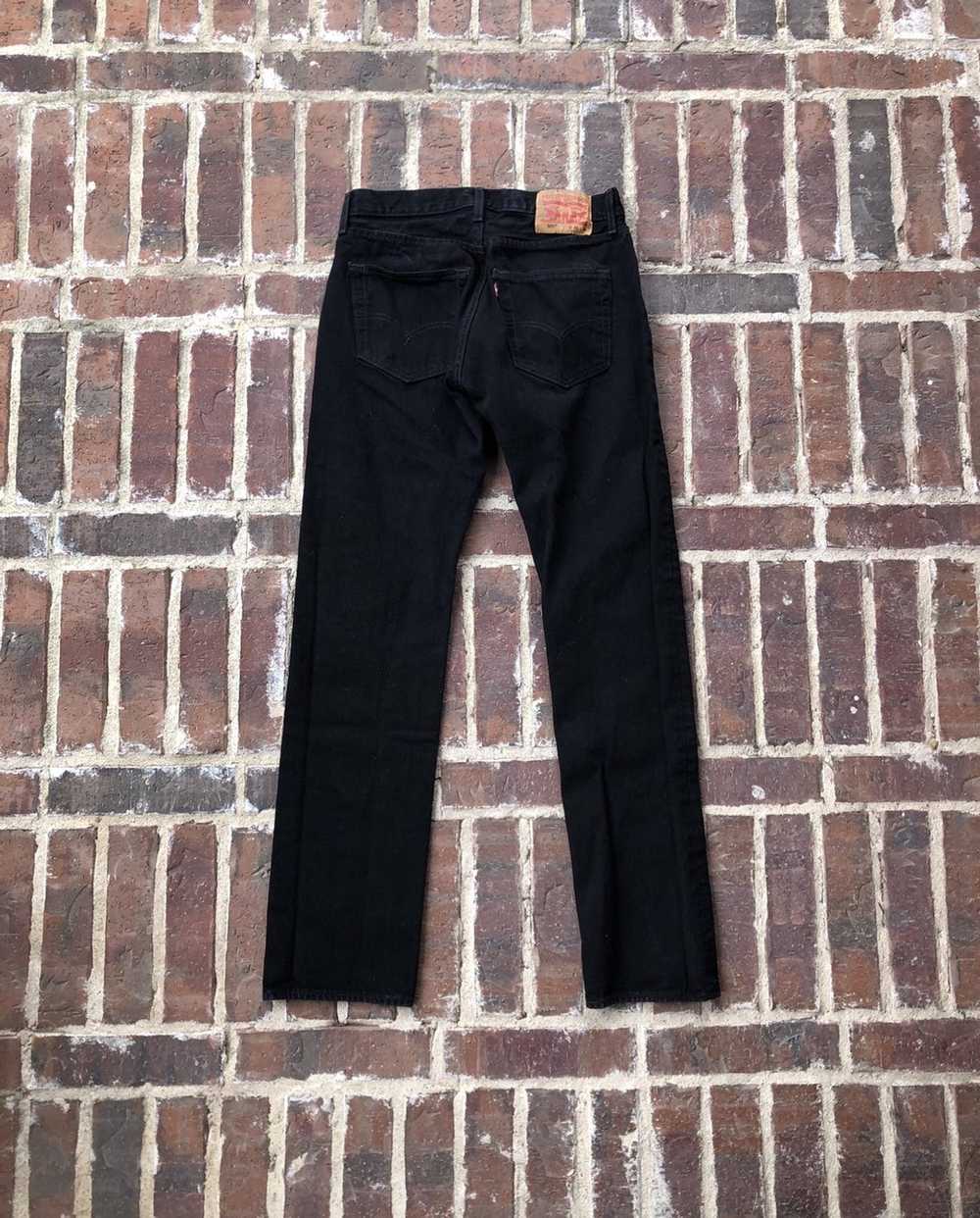 Levi's 501 Black denim jeans 31x34 - image 2