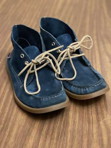 Sebago sebago dockside boat shoes in navy suede