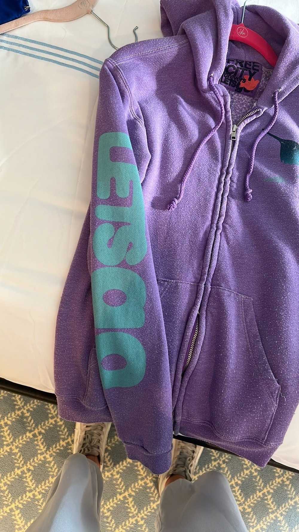 Free City Free city purple zip up - image 3