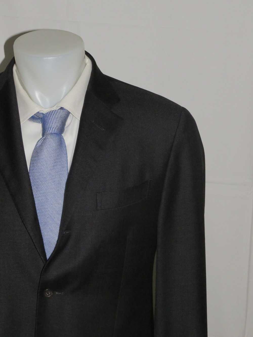 Polo Ralph Lauren Corneliani Solid Charcoal Gray … - image 5